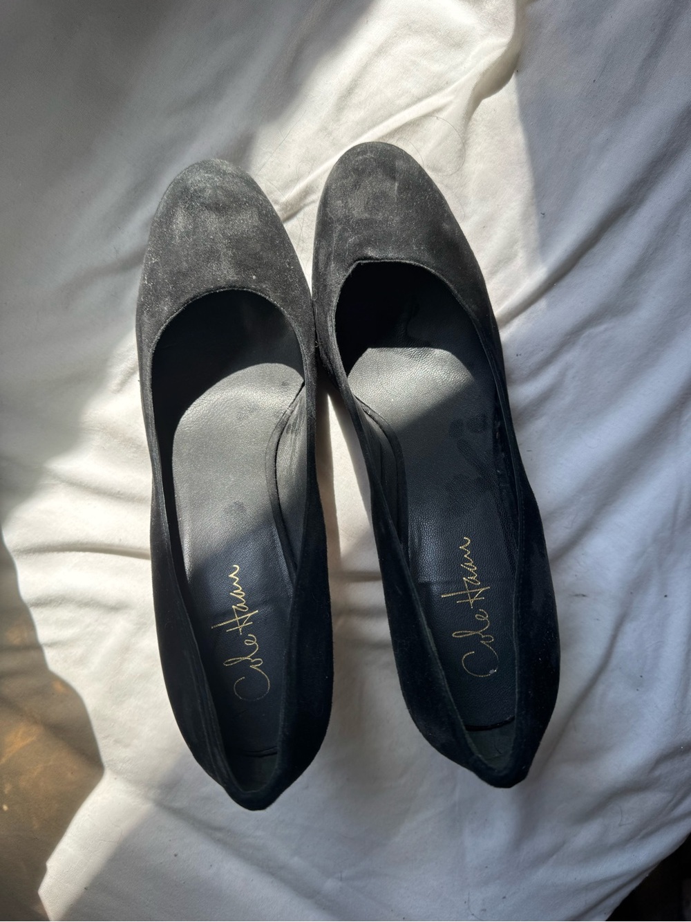 Cole Haan Black Suede Women's Heels